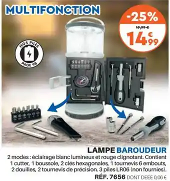 Shopix Lampe baroudeur offre