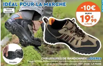 Chaussures de randonnée légères