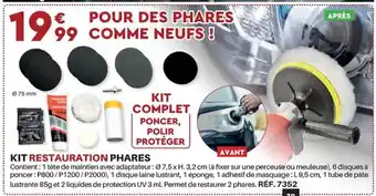 Shopix Kit restauration phares offre