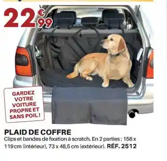 Plaid de coffre