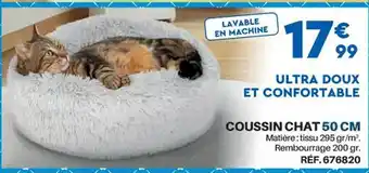 Shopix Coussin chat 50 cm offre