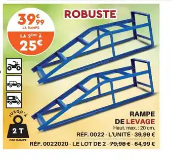 Shopix Rampe de levage offre