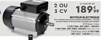 Shopix Moteur électrique offre