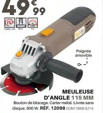 Shopix Meuleuse d'angle 115 mm offre