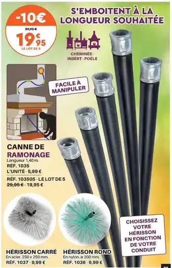 Canne de ramonage