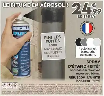 Spray d'étanchéité