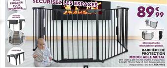 Shopix Barrière de protection modulable métal offre