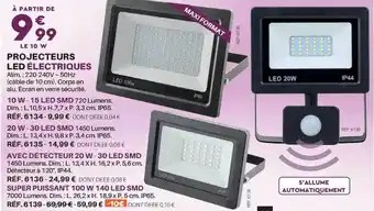 Shopix Projecteurs led électriques offre