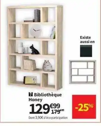 Conforama Bibliothèque honey offre