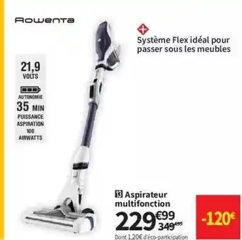 Conforama Aspirateur multifonction rowenta offre