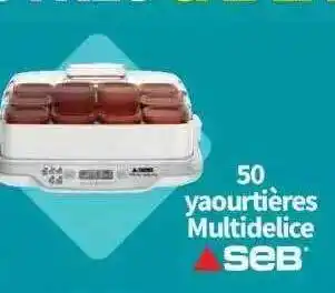 50 yaourtières multi délice seb