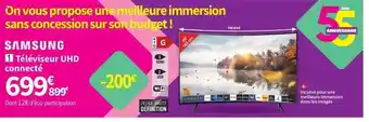 Conforama Téléviseur uhd connecté samsung offre