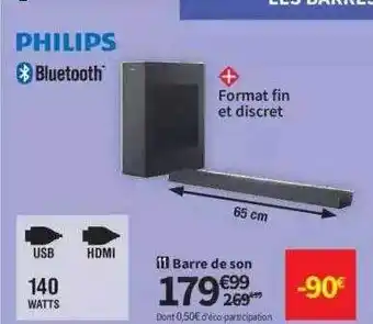 Conforama Barre de son philips offre