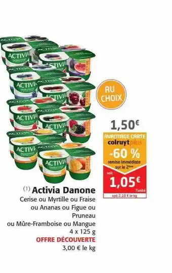 Colruyt Activia danone offre