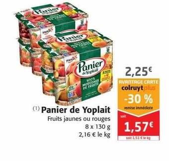 Colruyt Panier de yoplait offre