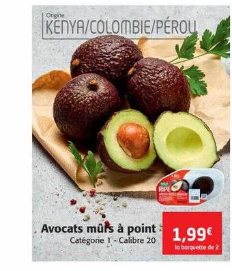 Colruyt Avocats mûrs à point offre