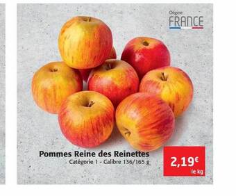 Colruyt Pommes reine des reinettes offre
