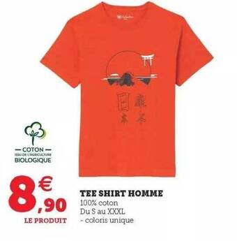 Hyper U Tee shirt homme offre