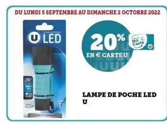 Super U Lampe de poche led u offre