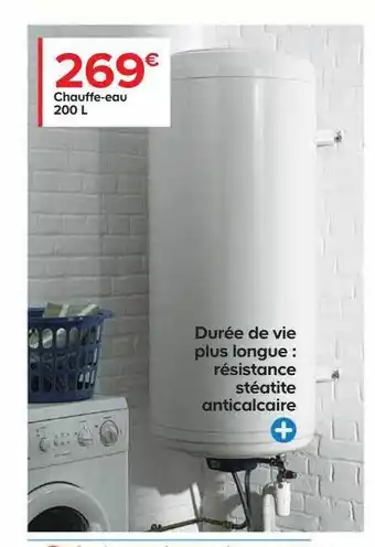Castorama Chauffe-eau 200l offre