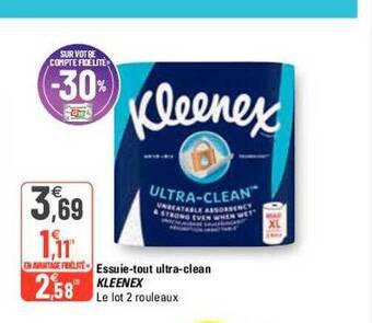 G20 Essuie-tout ultra-clean kleenex offre