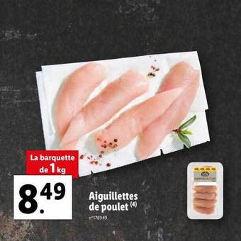 Lidl Aiguillettes de poulet offre
