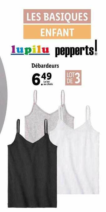 Lidl Débardeurs offre