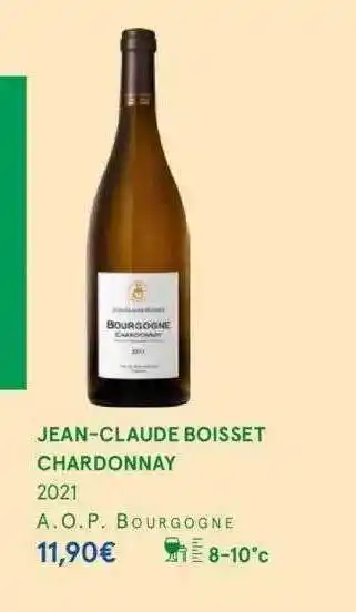 Jean-claude boisset chardonnay 2021 a.o.p. bourgogne