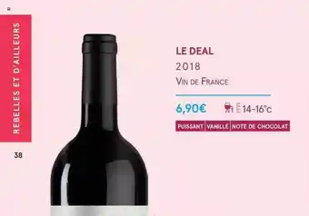 Monoprix Le deal 2018 vin de france offre