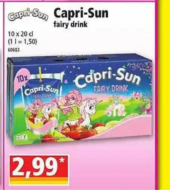 Capri-sun fairy drink capri-sun
