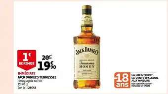 Auchan Jack daniel's tennessee offre