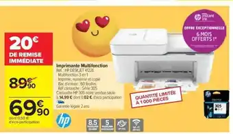 Carrefour Imprimante multifonction hp offre