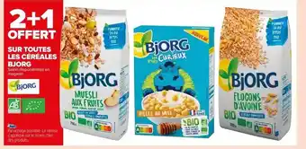 Carrefour Market Céréales bjorg offre