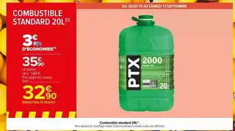 Combustible standard 20l