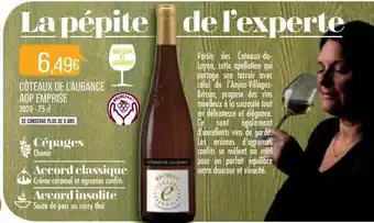 Match Côteaux de laubance aop emprise 2020 offre