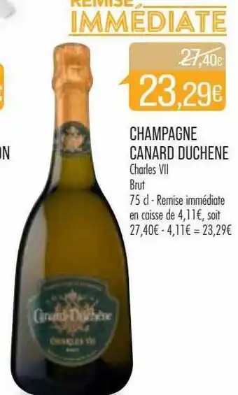 Champagne canard duchêne charles vii brut