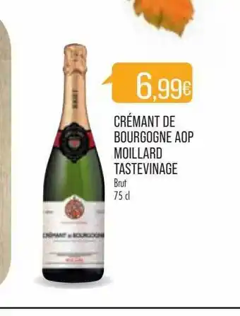 Match Crémant de bourgogne aop moillard tastevinage brut offre