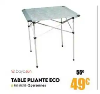 Table pliante eco bayasun