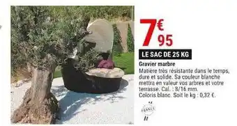 Gravier marbré