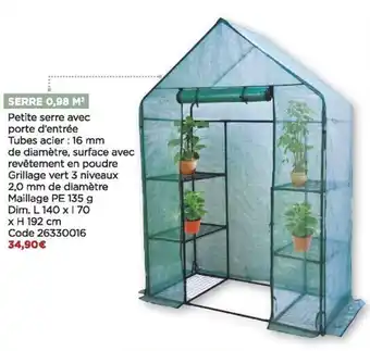 Bricomarché Serre 0,98 m² offre