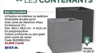 Bricomarché Bac volcania eda offre