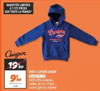 Netto Sweat A Capuche Garçon Chevignon offre