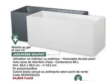 Jardinière graphit