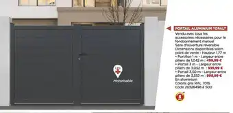 Portail aluminium