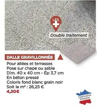 Bricomarché Dalle gravillonnée offre