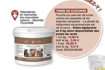 Bricomarché Terre de diatomée offre
