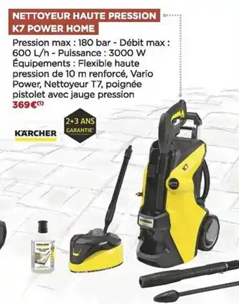 Bricomarché Nettoyeur haute pression k7 power home kärcher offre