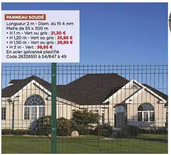 Bricomarché Panneau soudé offre