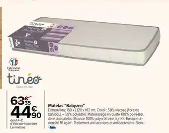 Carrefour Matelas offre