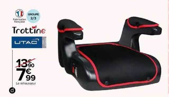 Promo Rehausseur trottine chez Carrefour